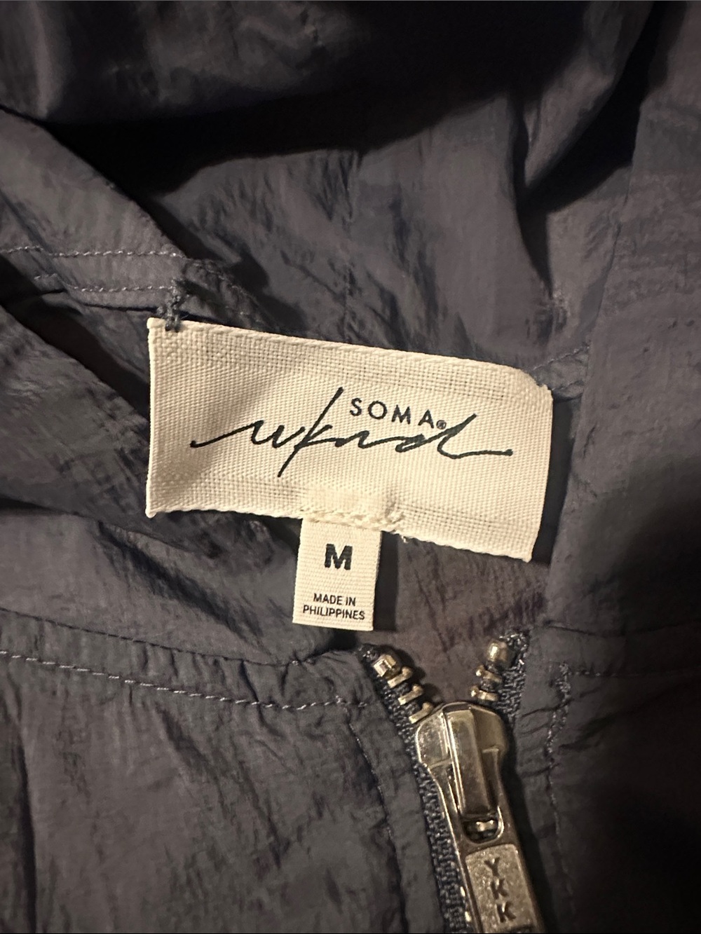 Soma Women's Hooded Jacket in Steel-blue - Picture 2 of 4